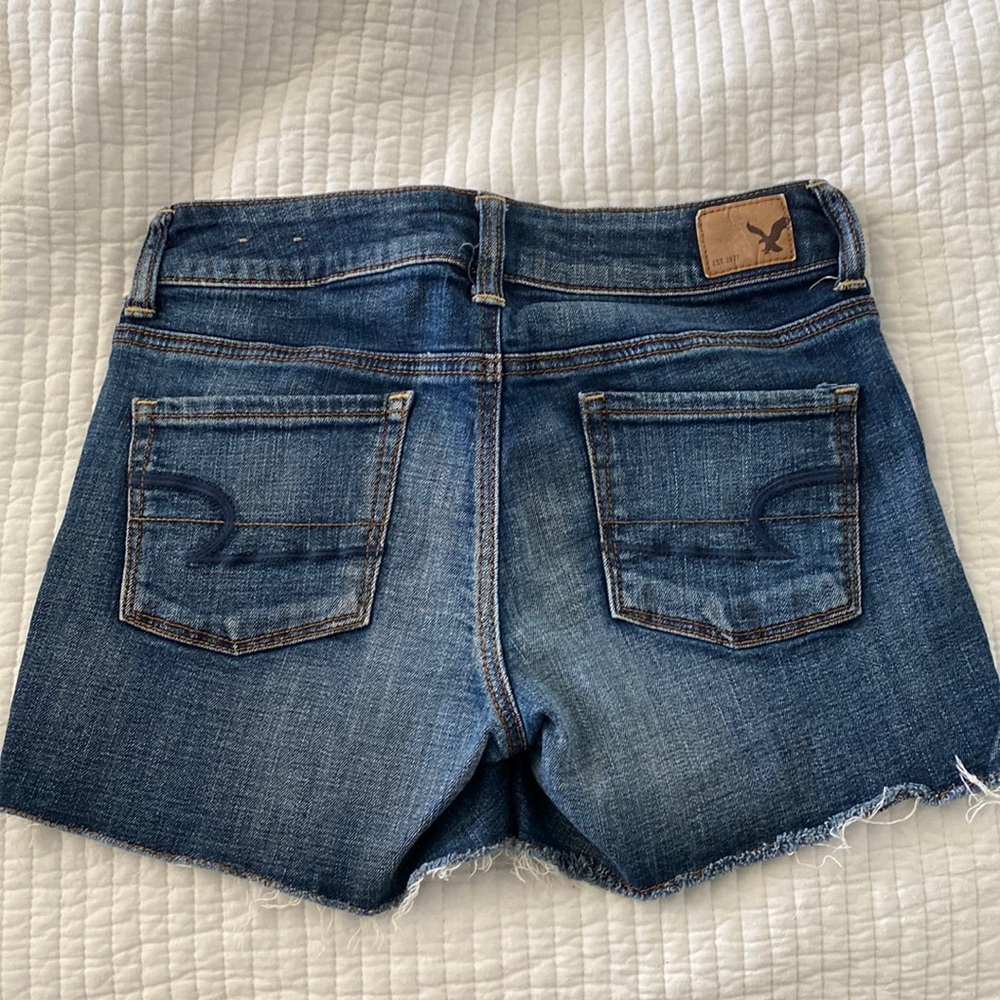 American Eagle High Waist Denim Jean shorts - Picture 4 of 9